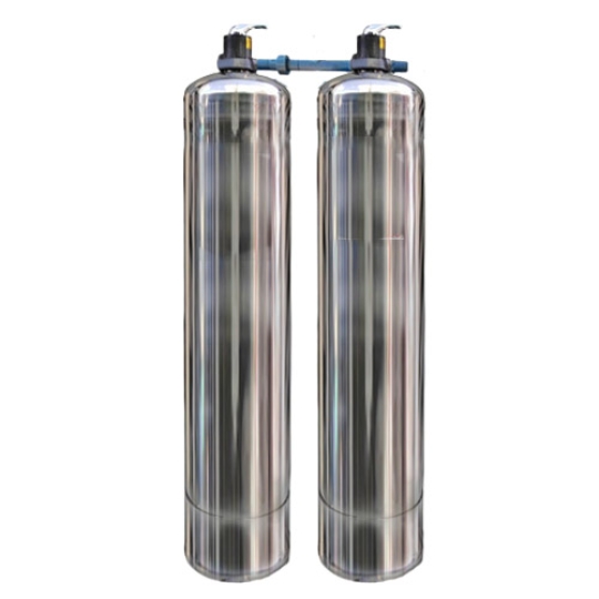 Bộ 2 cột lọc inox D250 van 3 ngã lọc nước giếng khoan