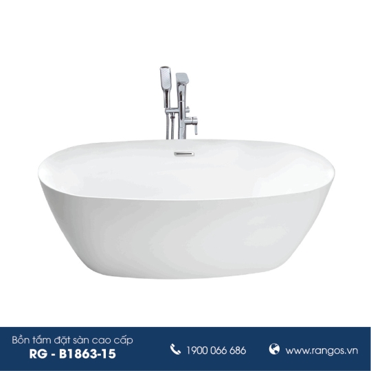 BỒN TẮM ĐẶT SÀN CAO CẤP RANGOS RG-B1863-15