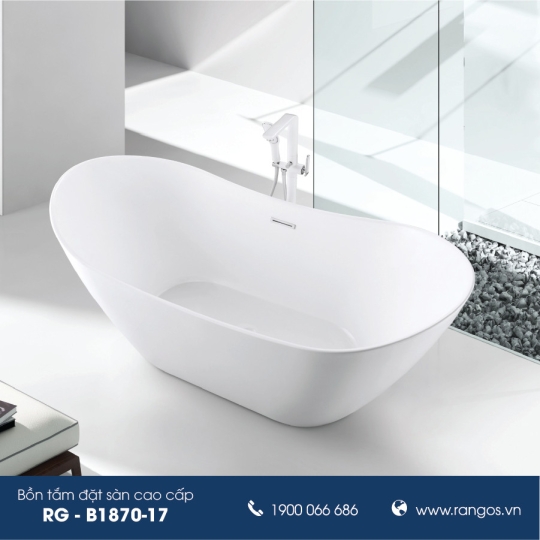 BỒN TẮM ĐẶT SÀN CAO CẤP RANGOS RG-B1870-17