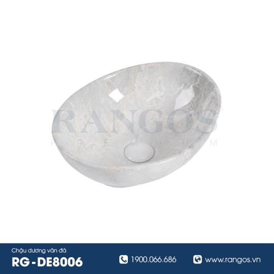 CHẬU RỬA LAVABO ĐẶT BÀN RANGOS RG-DE8005