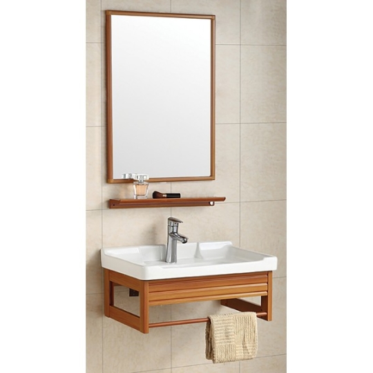 Bộ Tủ Gương Lavabo Nhôm & Carbon Fiber Gama Cao Cấp GMLT600